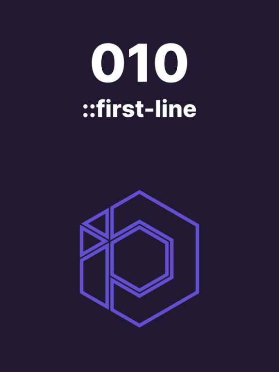 010 – Sélectionner la première ligne avec CSS
